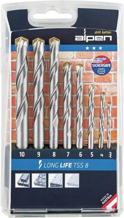 ESTUCHE BROCAS ALPEN WIDIA 5pz