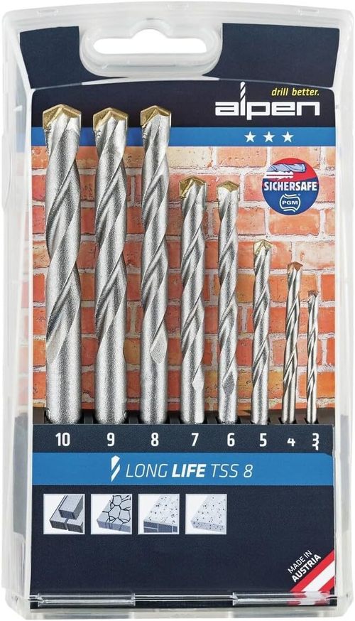 ESTUCHE BROCAS ALPEN WIDIA 5pz