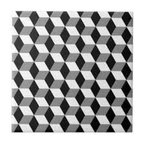AZULEJO CUBICA NEGRO 33.3X100